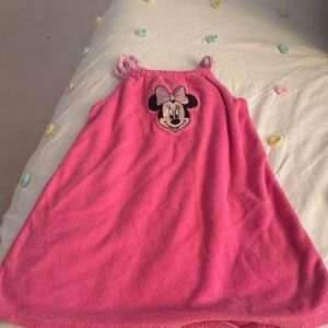 Disney Pink Minnie Mouse Kids Swim Coverup
